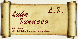 Luka Kuručev vizit kartica
